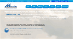 Desktop Screenshot of metrotecegypt.com
